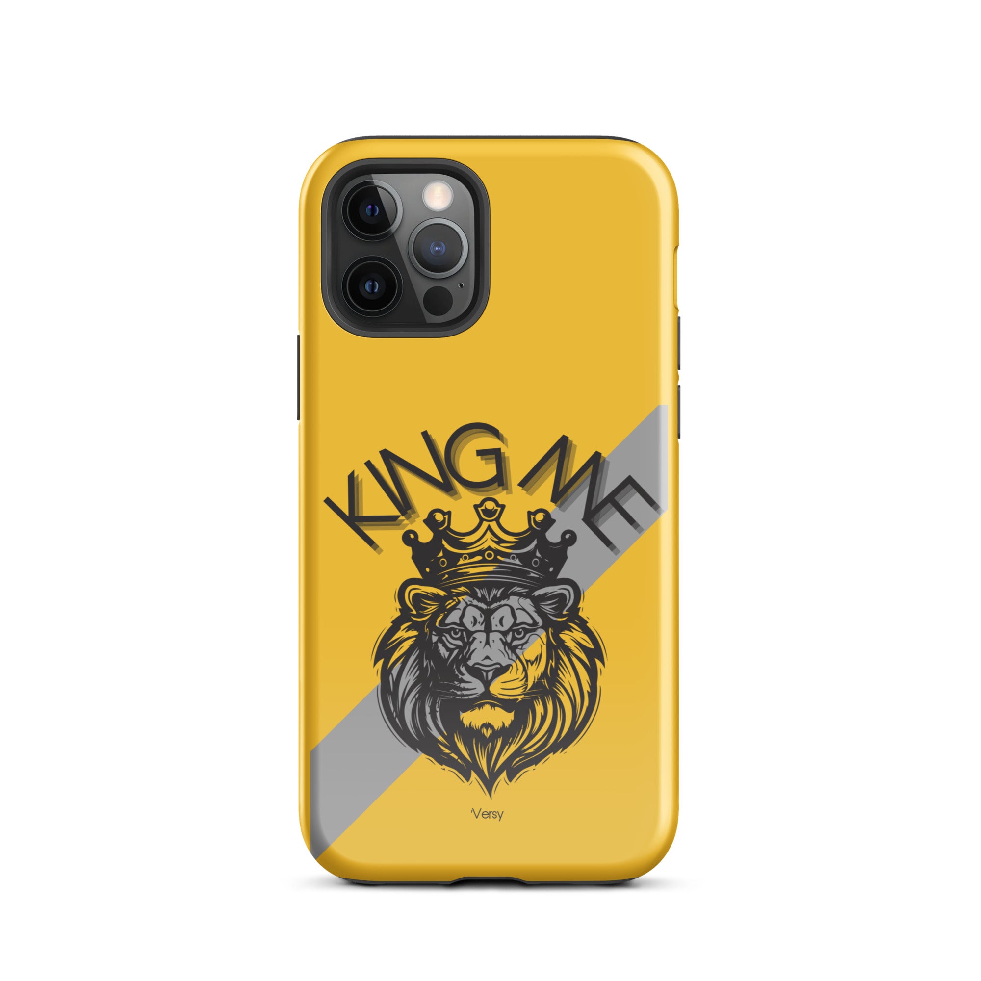 Yellow n Gray King MeTough Case for iPhone®