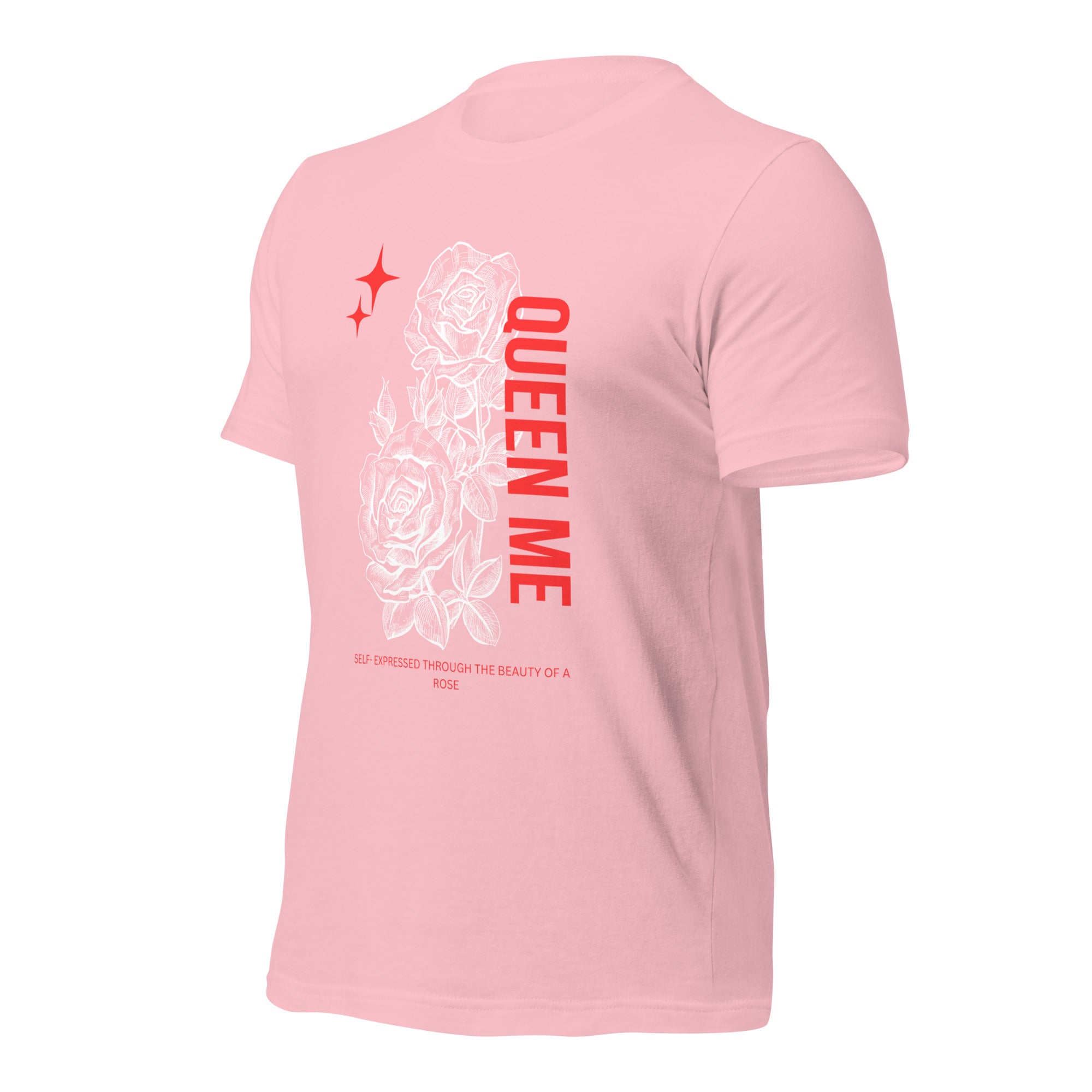 Queen Me Rose Design Unisex t-shirt